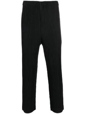 AW23 Slim Fit Pleated Pants - Black