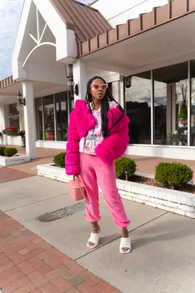 Barbie Girl Teddy Joggers