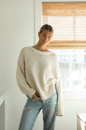 Beachcomber Oversized Knit Striped Sweater