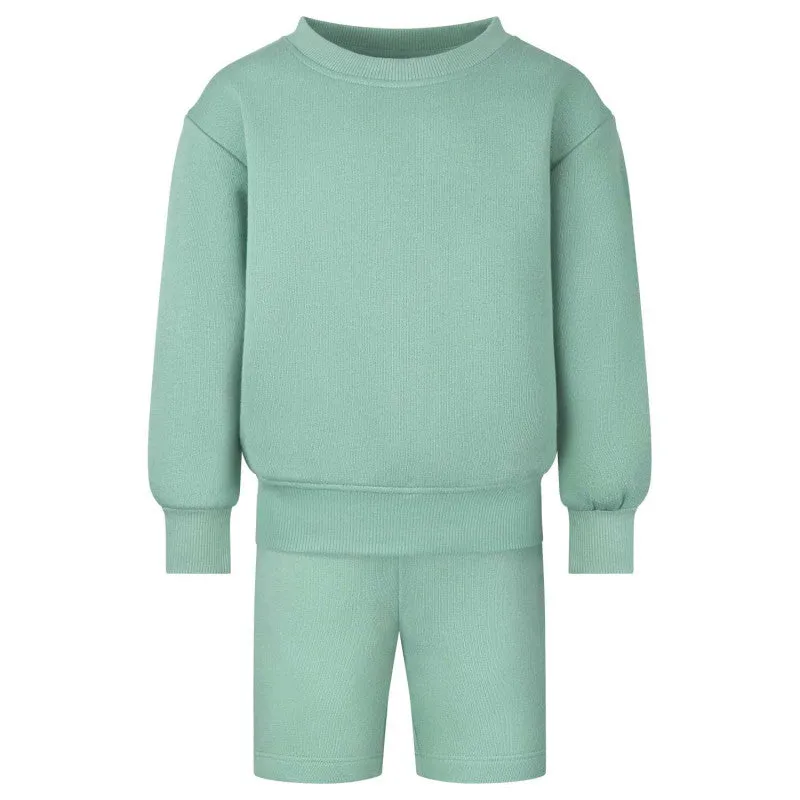 Come Rain or Shine British Summer Sweater & Shorts set