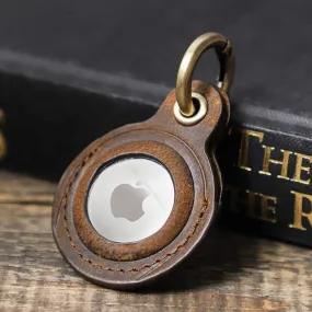 Functional Leather Airtag Keychain
