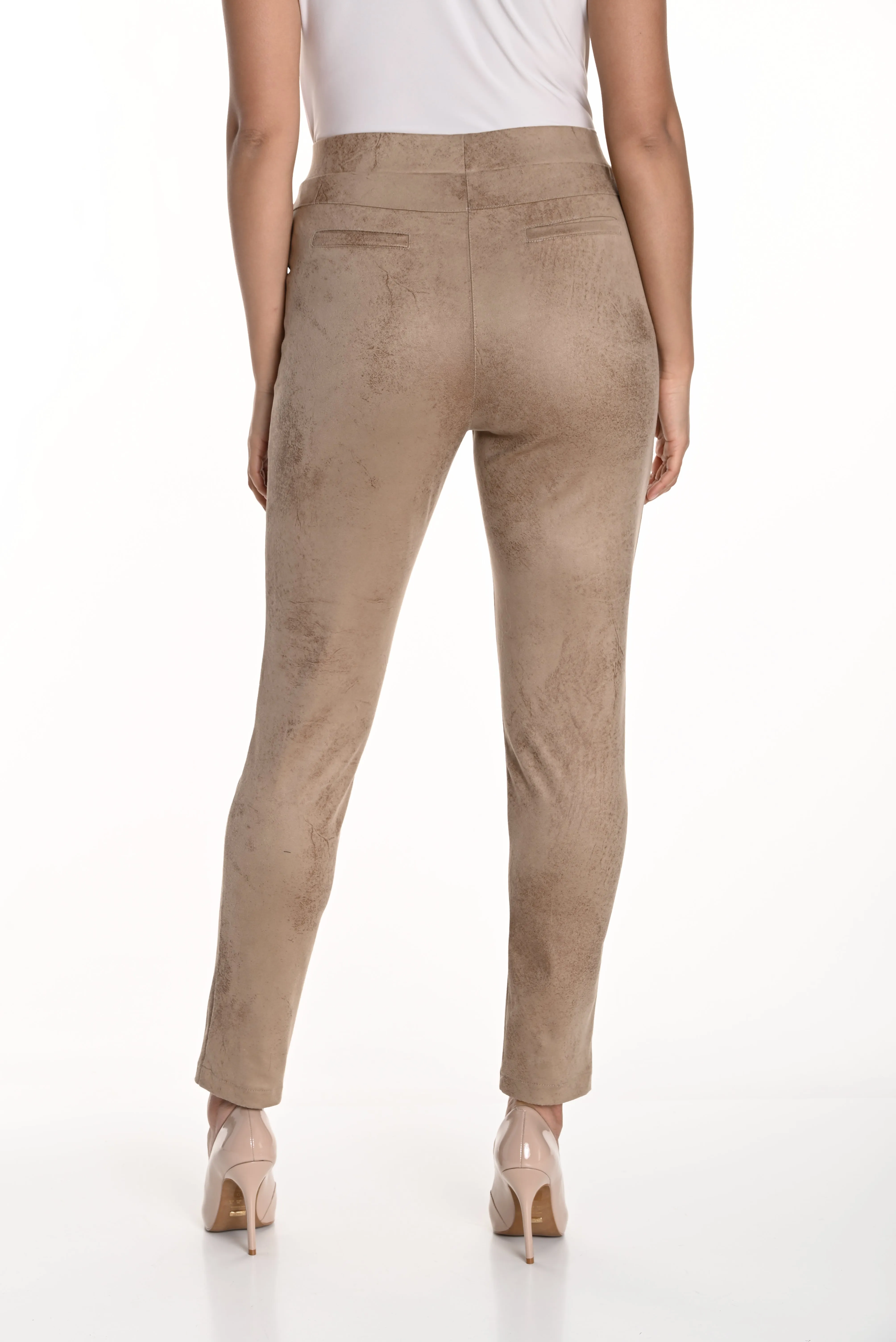 High-Waisted Skinny Trousers