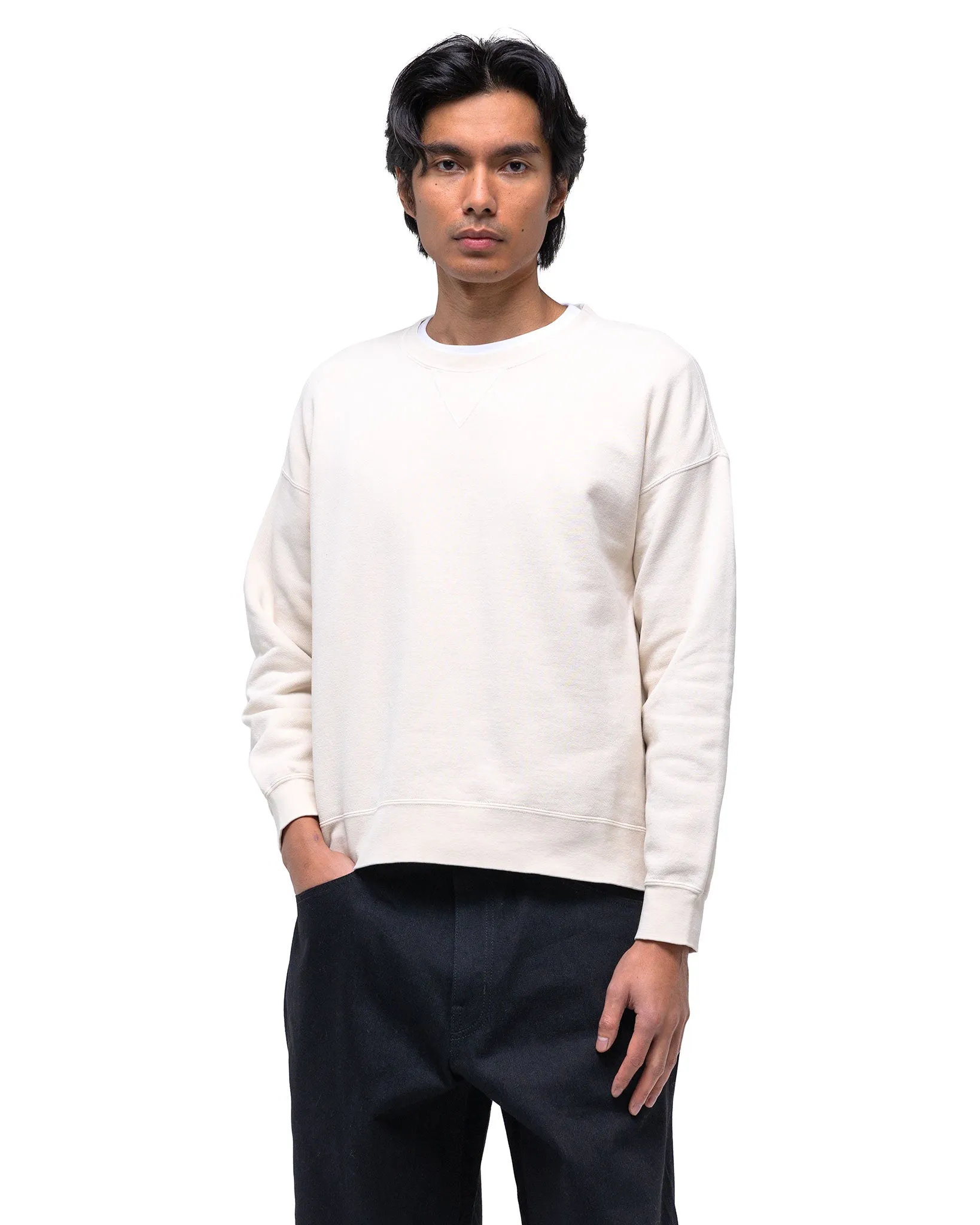 Jumbo SB Sweat L/S Damaged Ivory
