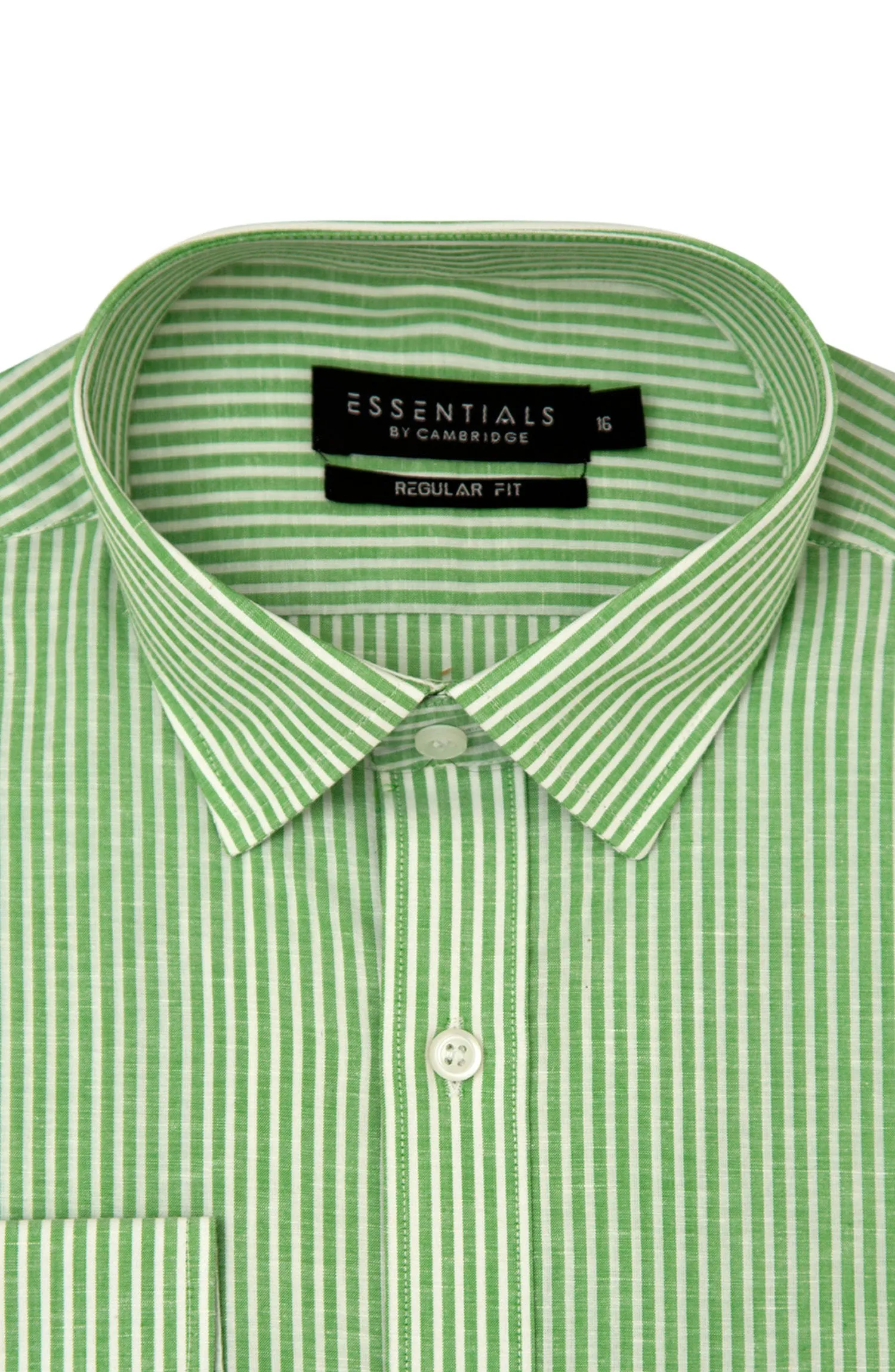 Light Green Chalk Stripes
