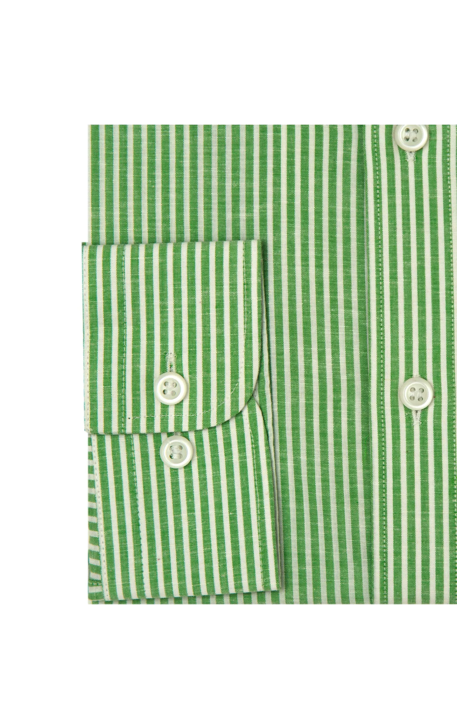 Light Green Chalk Stripes