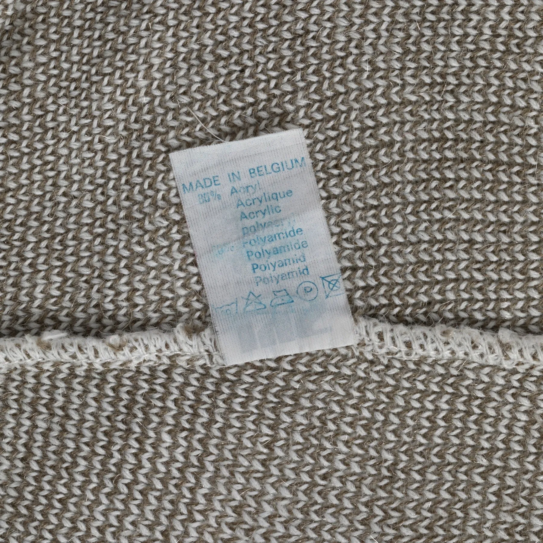 LYS Yarn Single Knit Fair Isle V Neck Jumper