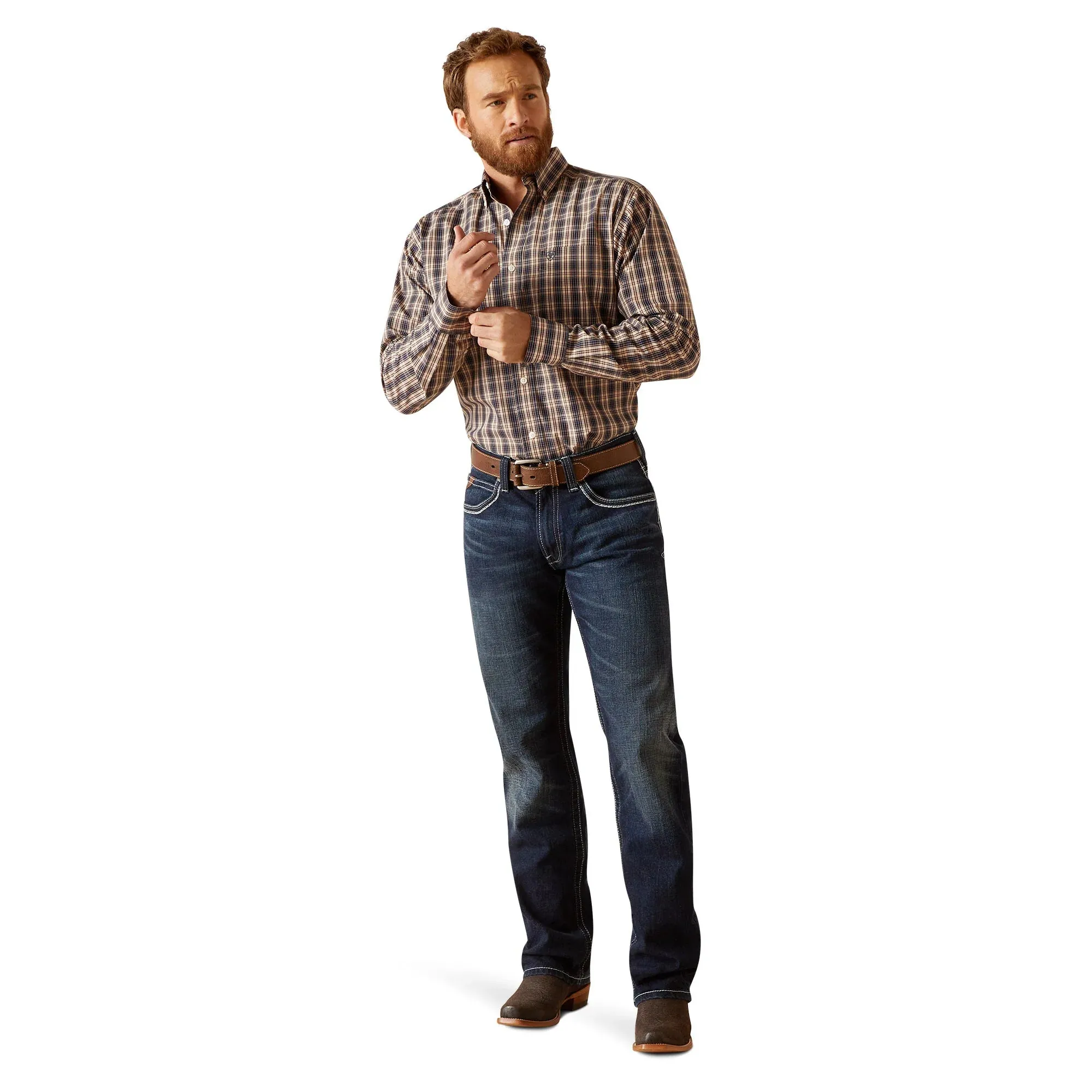 MENS ARIAT WF KAREEM FITTED L/S SHIRT