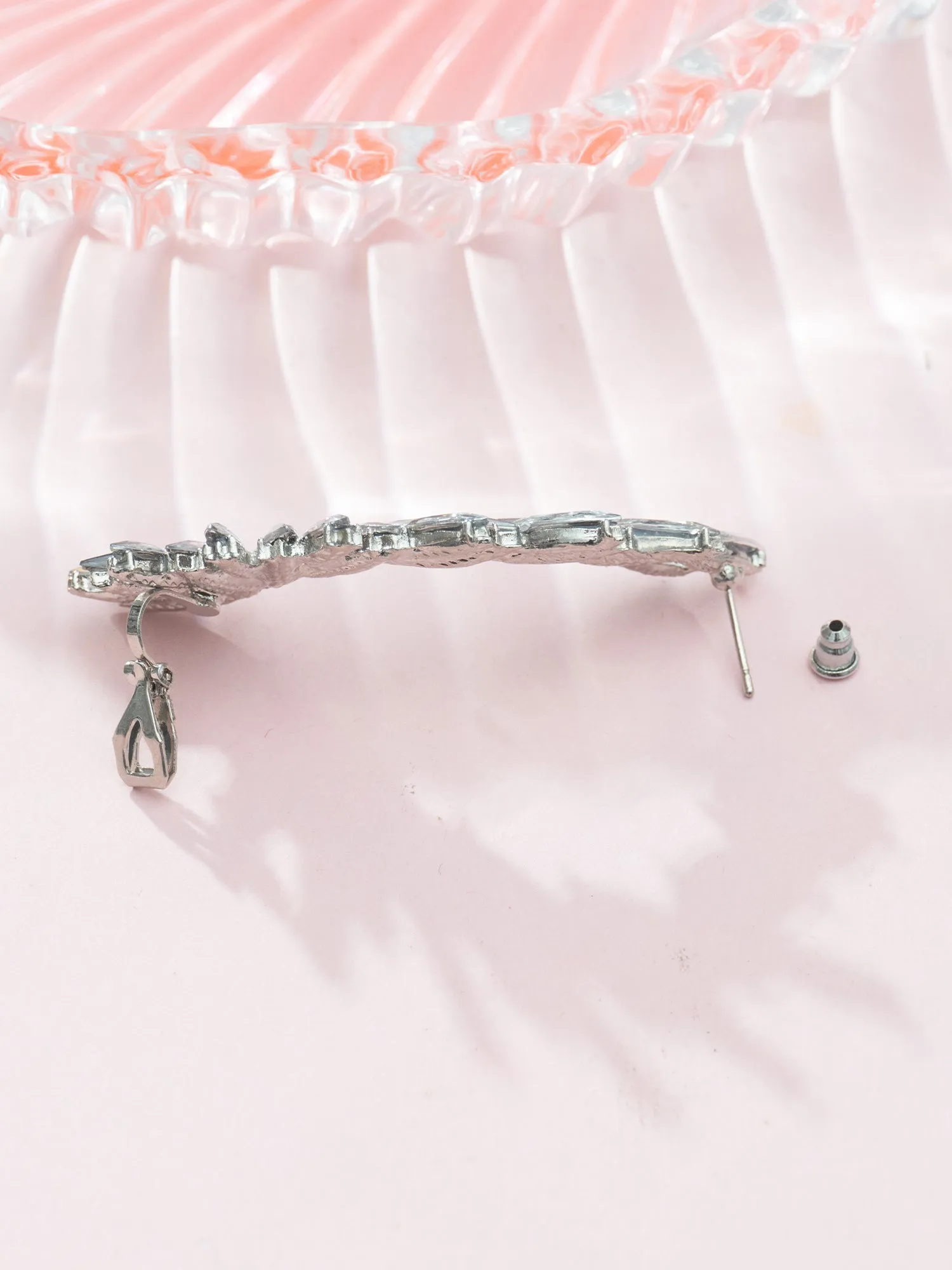 Radiant American Diamond Dual-Tone Ear Cuff