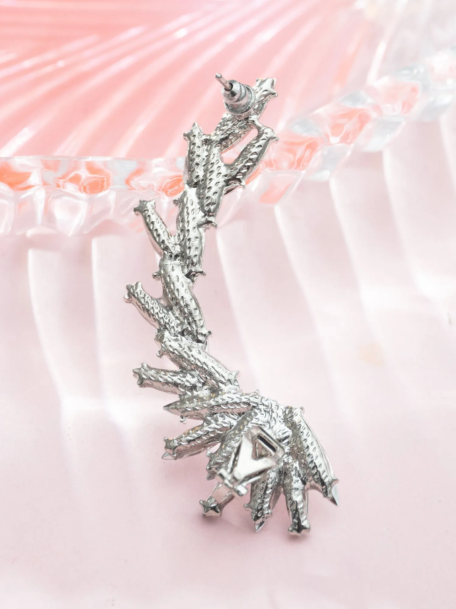 Radiant American Diamond Dual-Tone Ear Cuff