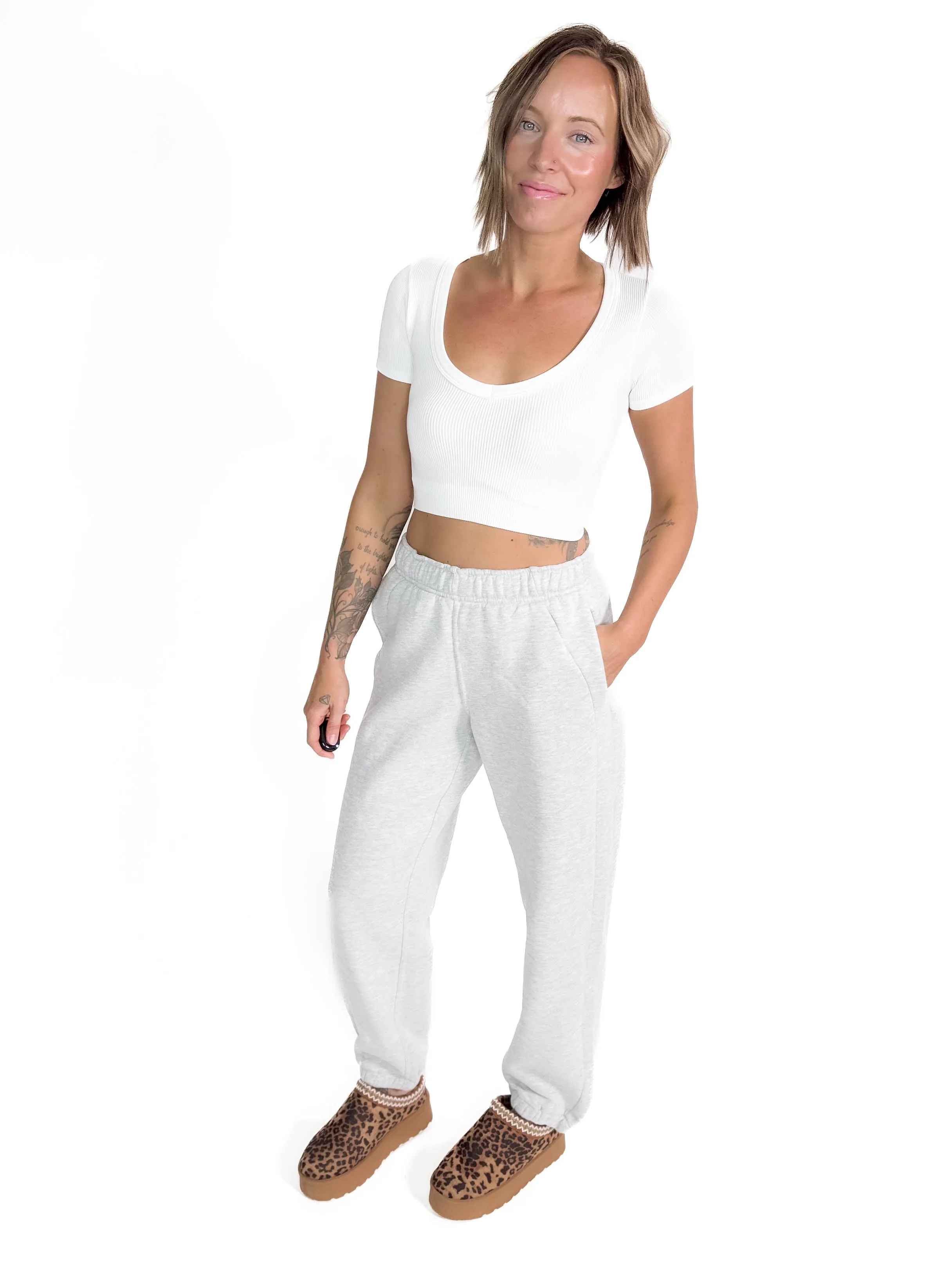 Rani Jogger- HTHR GREY