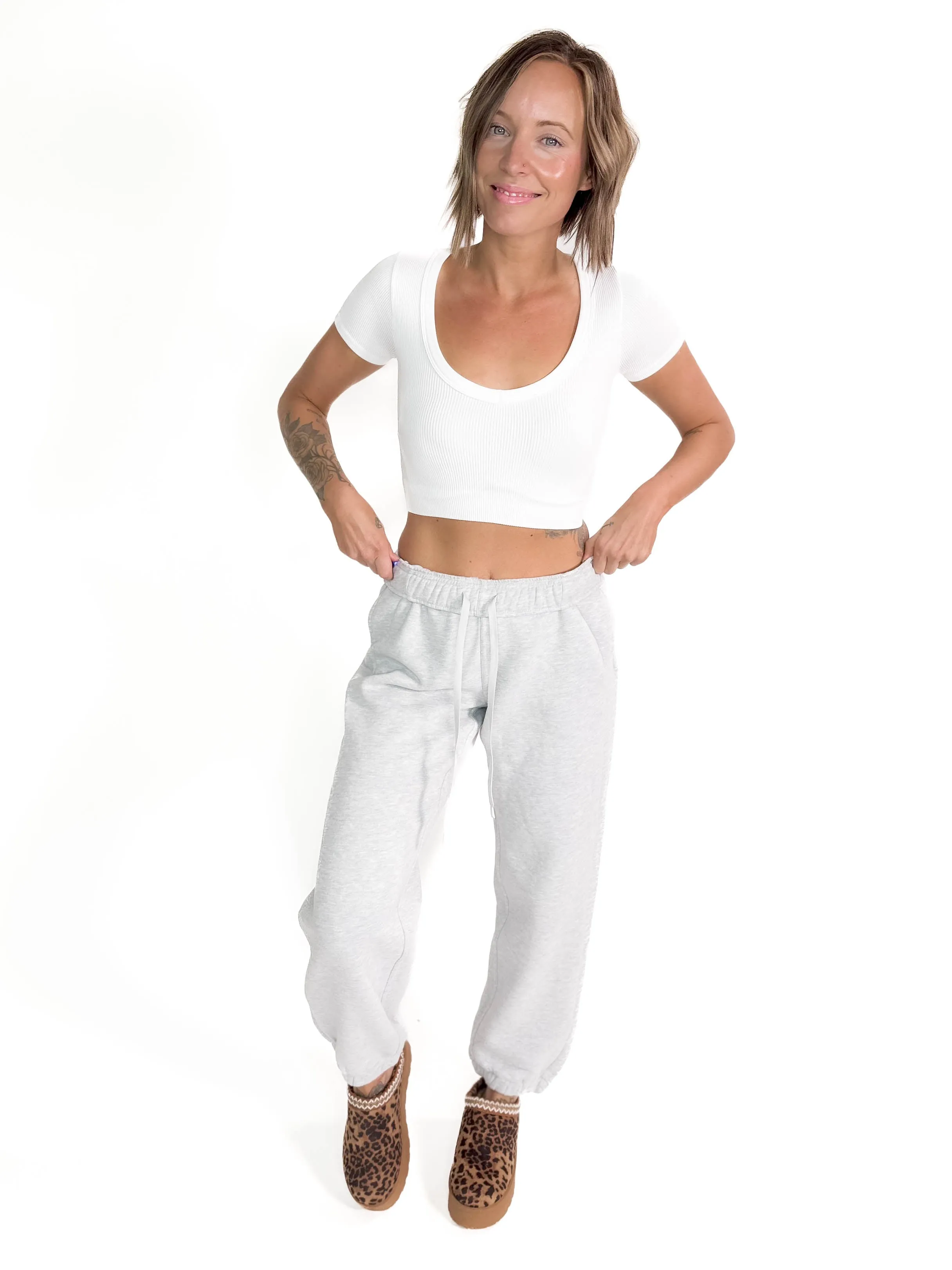 Rani Jogger- HTHR GREY