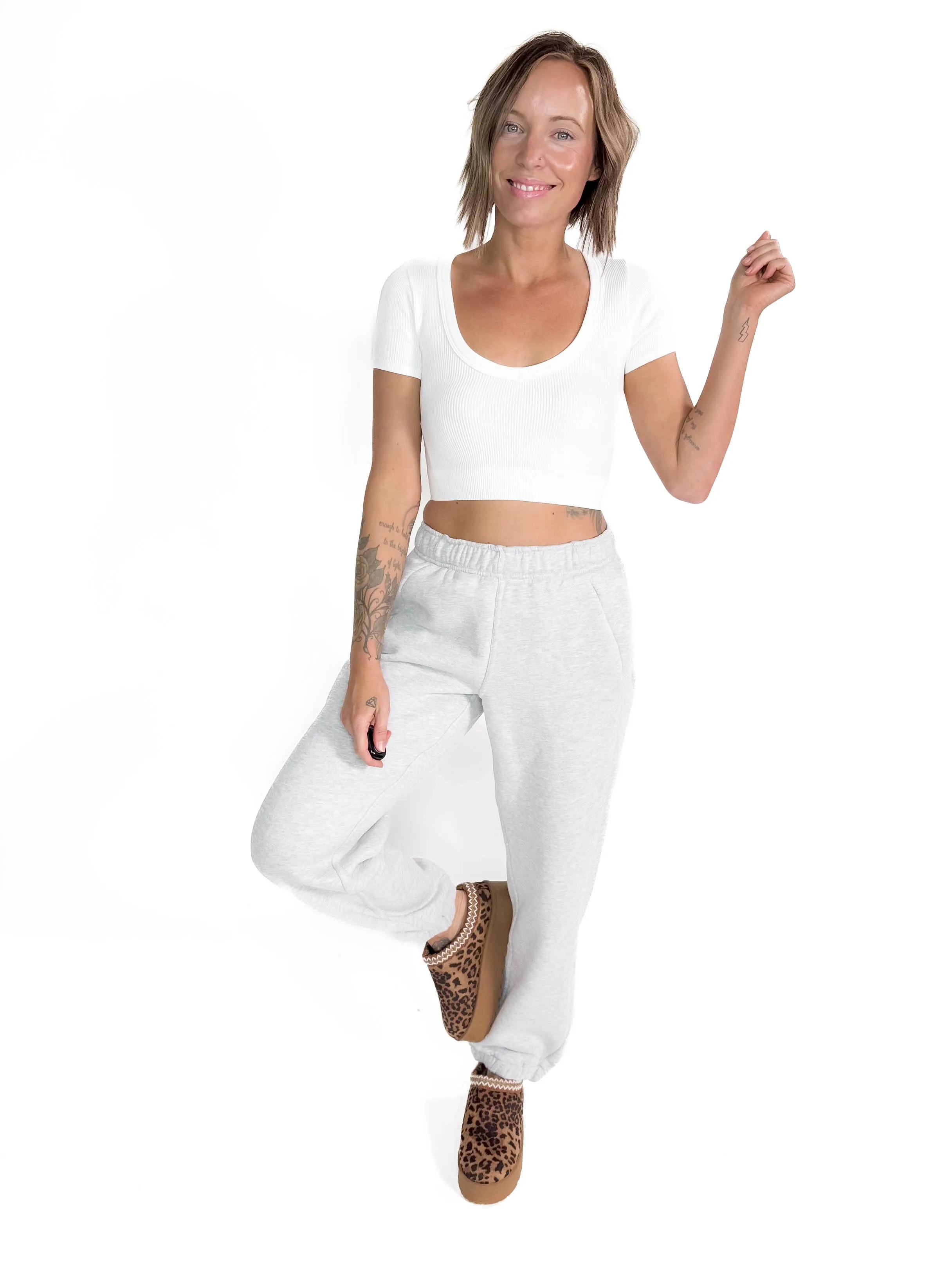 Rani Jogger- HTHR GREY