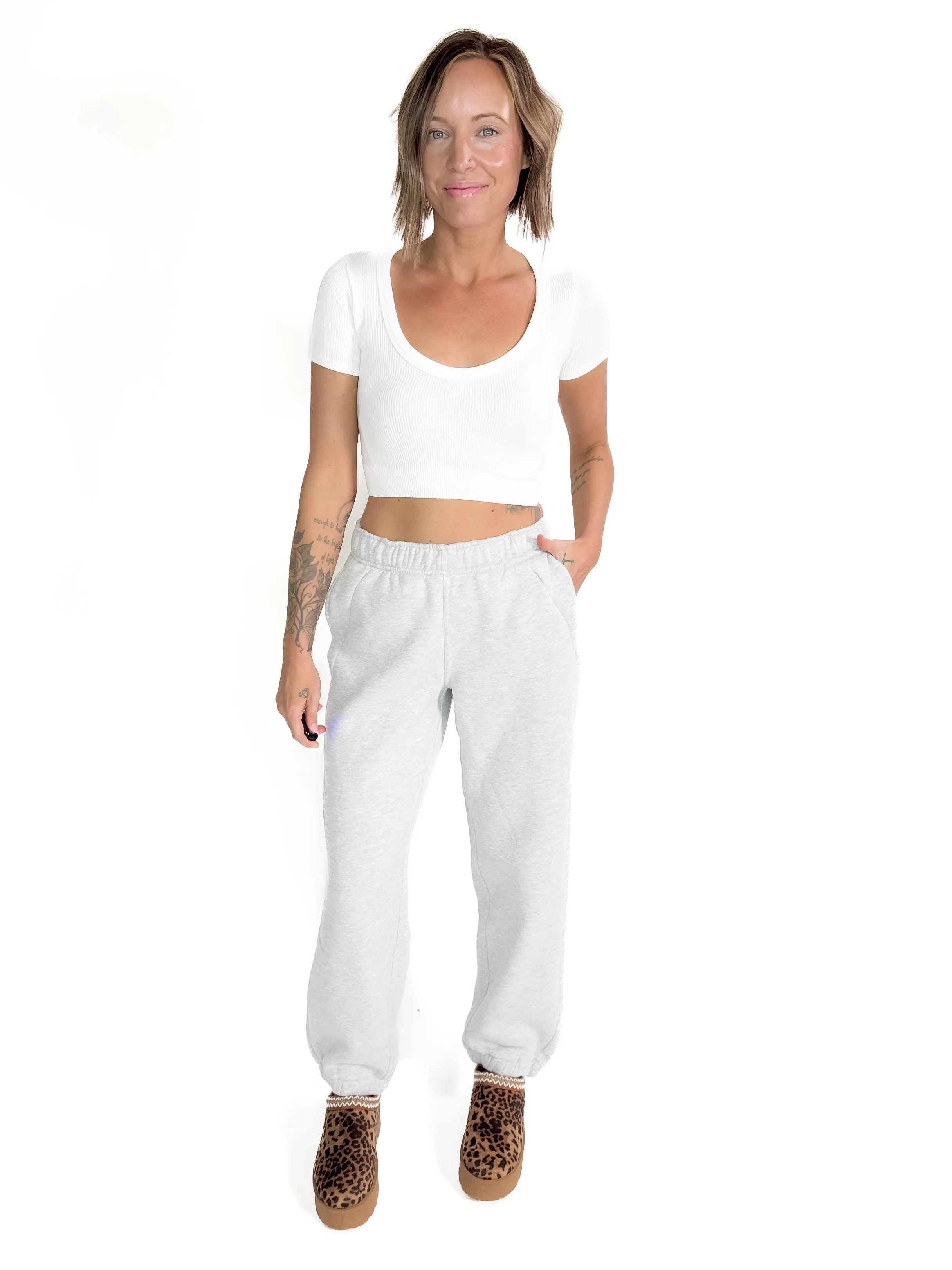 Rani Jogger- HTHR GREY