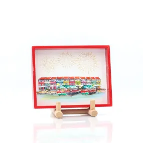 Red Lacquer Trinket Tray - Clarke Quay