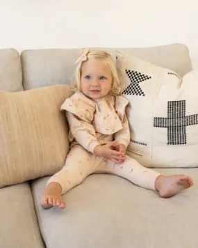 Ruffle Fleece Set || Rainbow