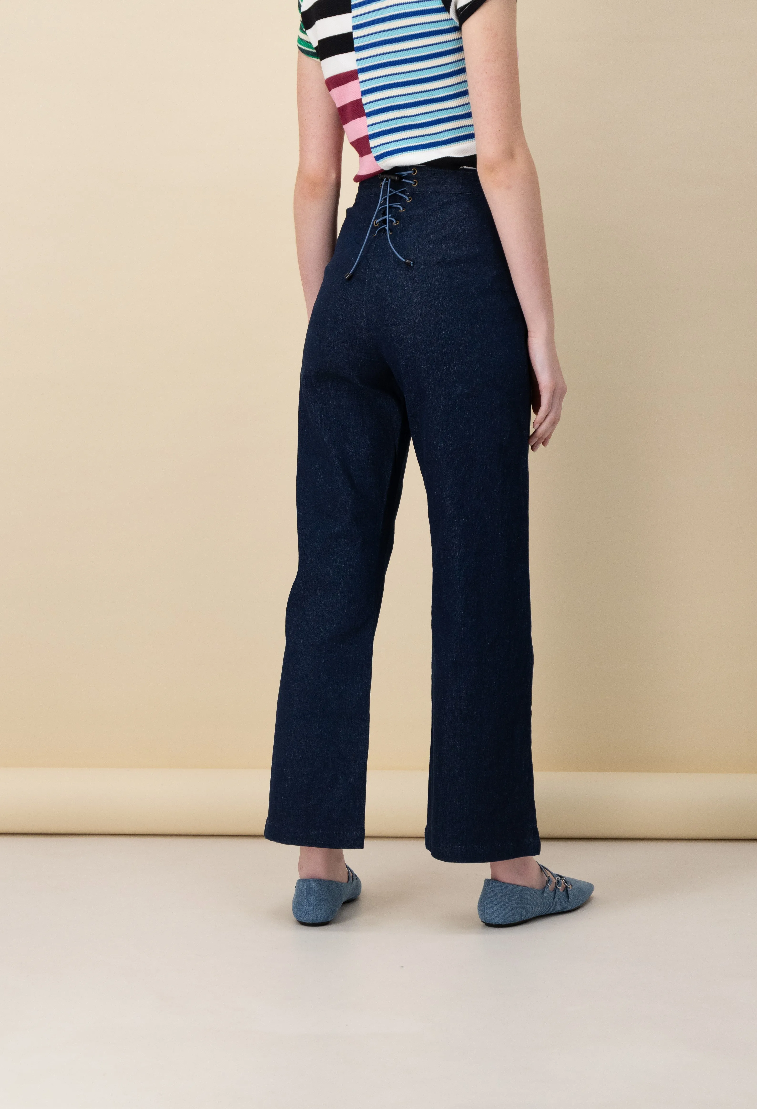 Sailor Pants, Blue Denim