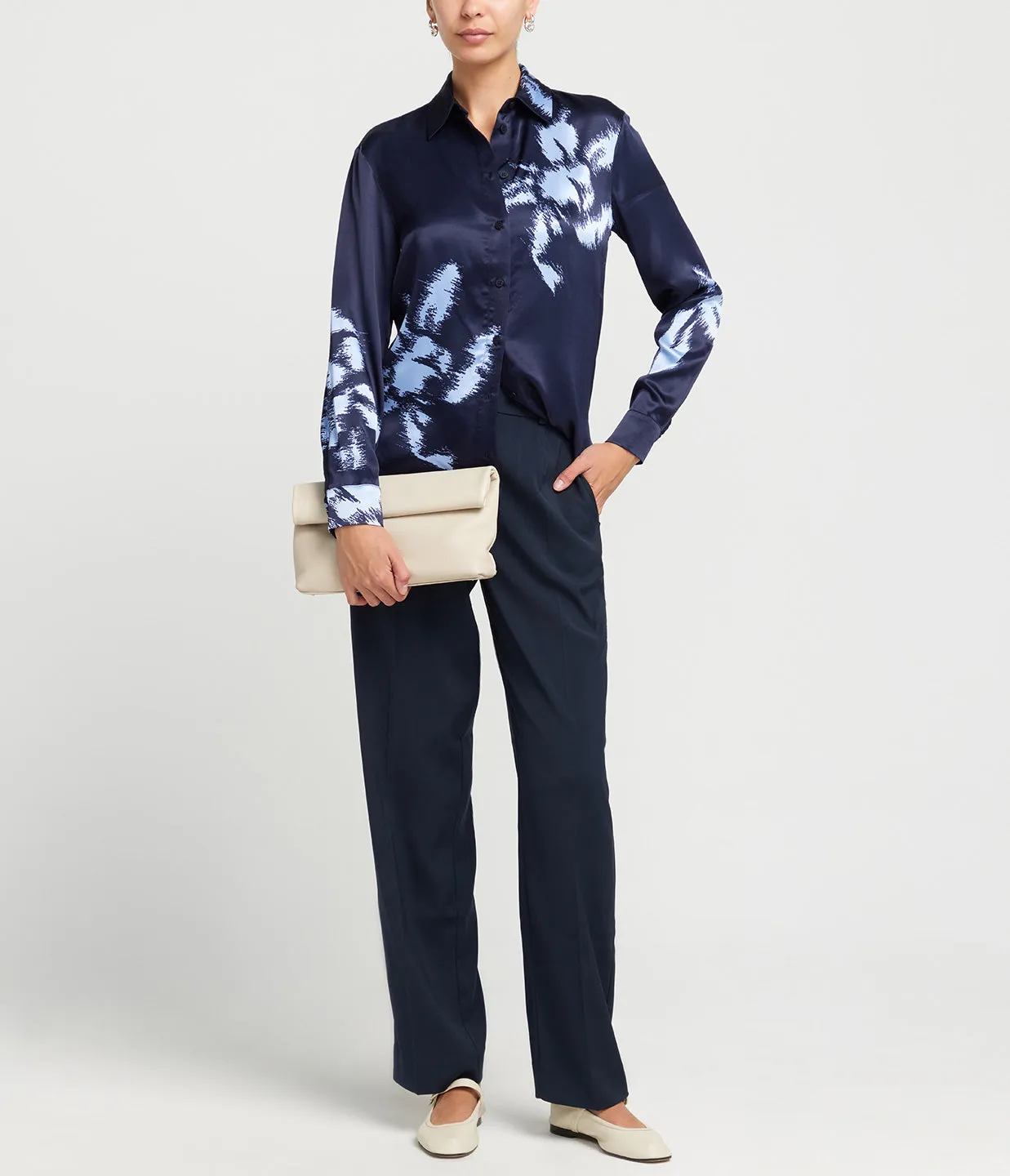 Saramona Tailored Pants in Salute