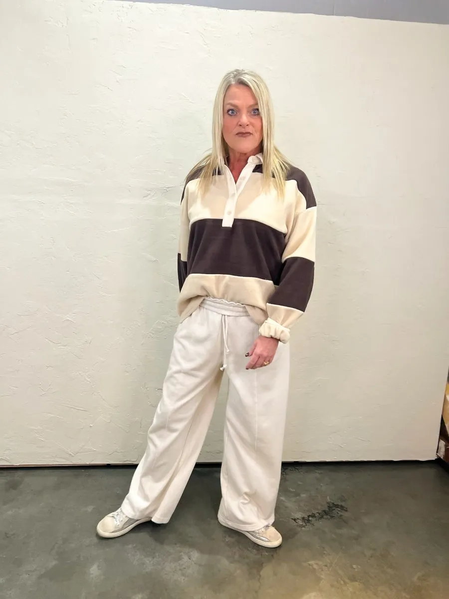 Saturday Drawstring Sweat - Alpaca