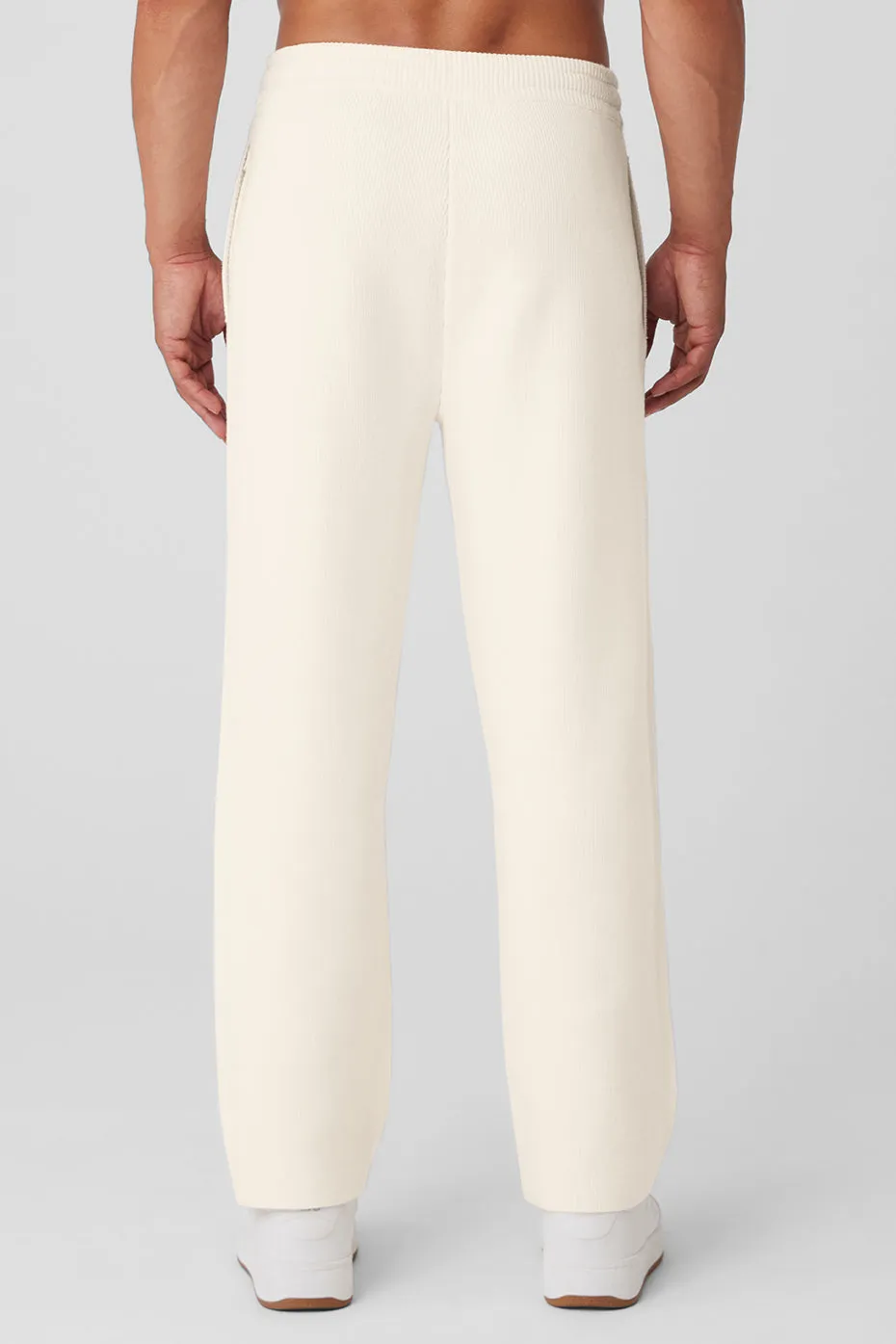 Scholar Straight Leg Sweatpant - Ivory