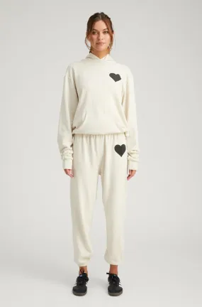 SPRWMN - Vintage White Heart Sweatpants