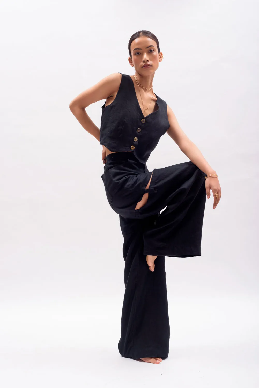 Thigh Slit Pant