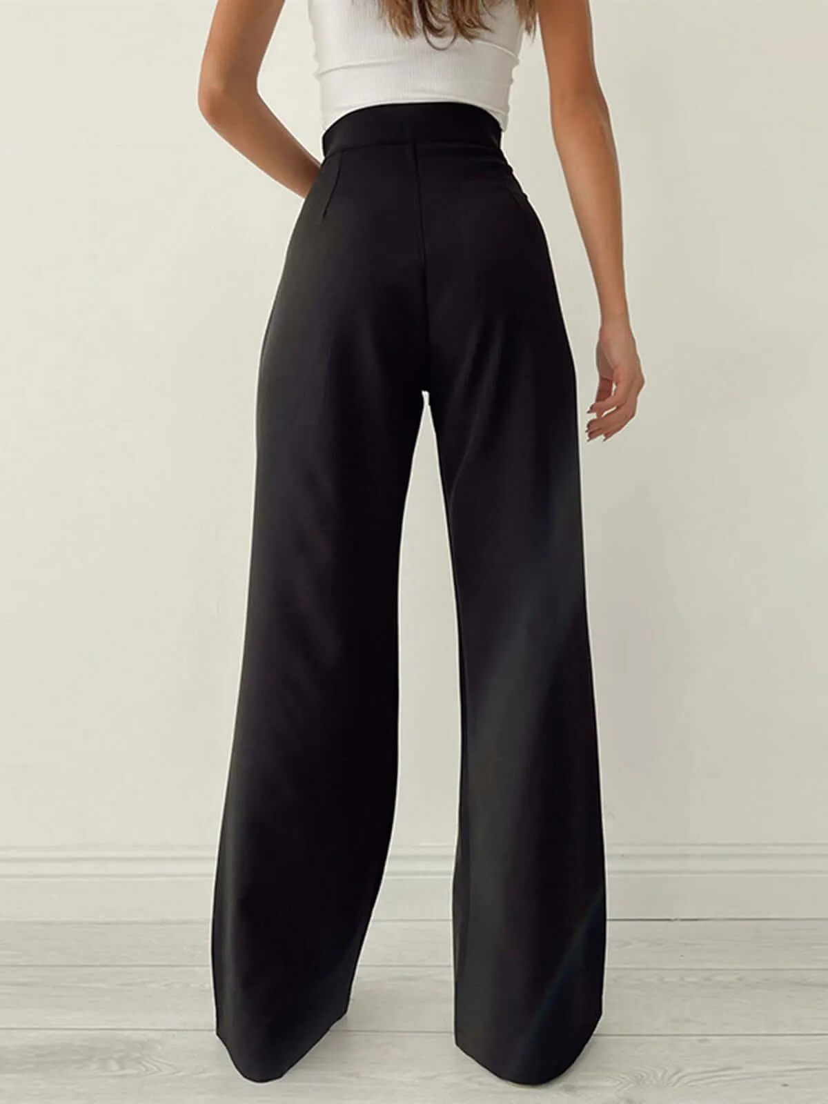 Women's High-Waisted Wide-Leg Palazzo Pants