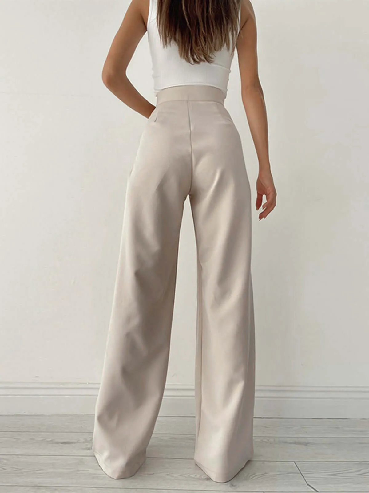 Women's High-Waisted Wide-Leg Palazzo Pants