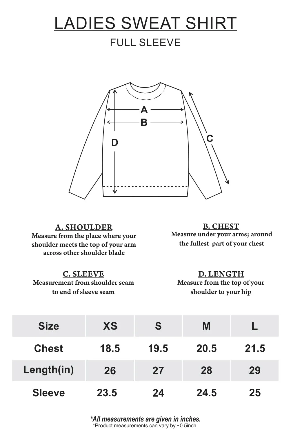 Women's Sweat Shirts